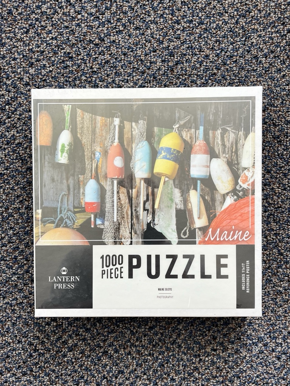 Lantern Press Maine Buoys 1000 Piece Jigsaw Puzzle